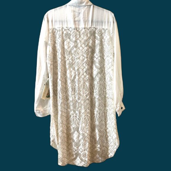 Aratta Long Beautifully Beaded Blouse - Size Large - Picture 2 of 4